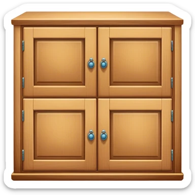 empty cupboad sticker