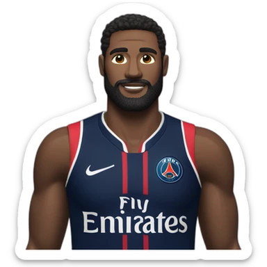 Maes barbe maillot psg sticker