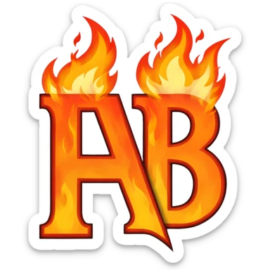 Can you make a banner that says PYRO in gothic letters, the letters should also be on fire  sticker