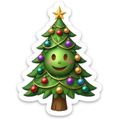 ялинка посміхається sticker