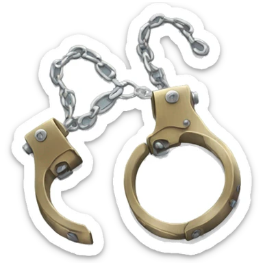 handcuffs sticker