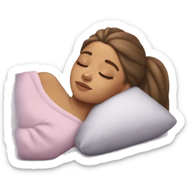 Ariana Grande sleeping sticker