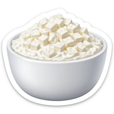 cottage cheese sticker