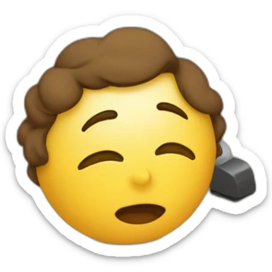 teacher sleeping under desk sticker