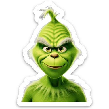 The grinch sticker