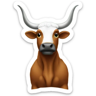 Bevo in a class room sticker