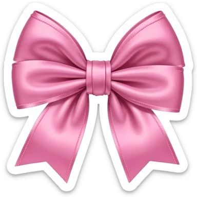 Cute girly bows sticker