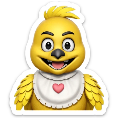 Chica from Five Nights At Freddy's Movie sticker