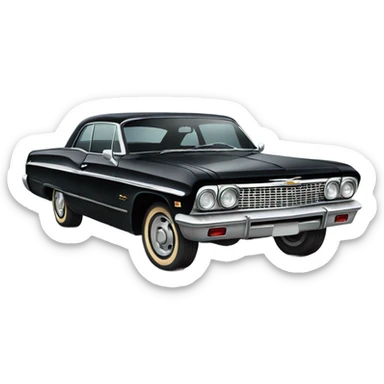 64 impala  sticker