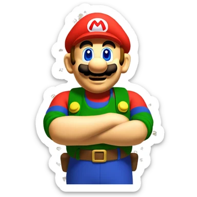 Mario 64 sticker