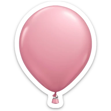 balloon pastel pink sticker