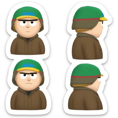 Eric cartman from South Park sticker