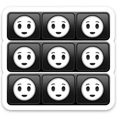 movie strips sticker