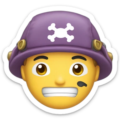 Chopper one piece sticker