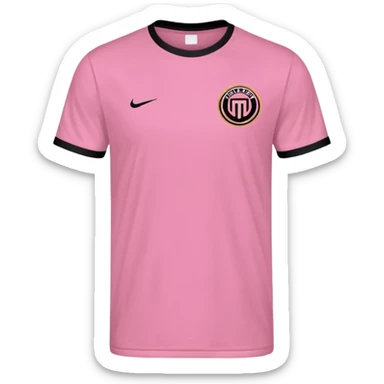 Una remera del Inter de Miami rosa sticker