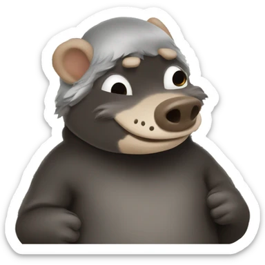 mole with music sticker