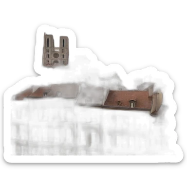 Lyon city of france sticker