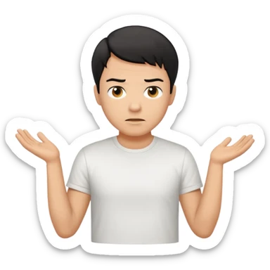 🤷🏽‍♂️ Man Shrugging sticker