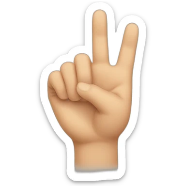 pinch hand gesture sticker