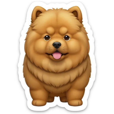 chow chow dog sticker