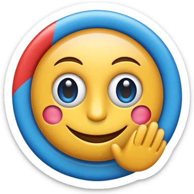 emoji de selo verificado do instagram, círculo azul, check branco no centro, estilo emoji oficial, fundo limpo, alta qualidade sticker