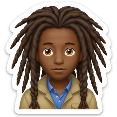 Dread head sticker