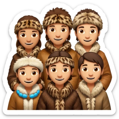 ice age tribe  sticker