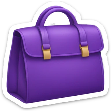 purple bag sticker