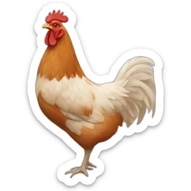 Leg of poultry sticker