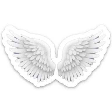 Angel wings sticker