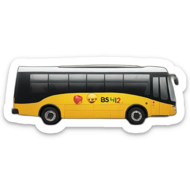 Bus with H2 advertising sticker