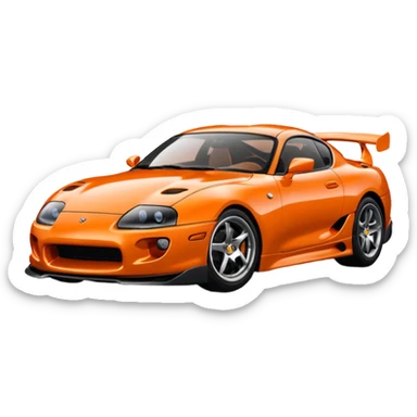 Supra mk4 organg sticker