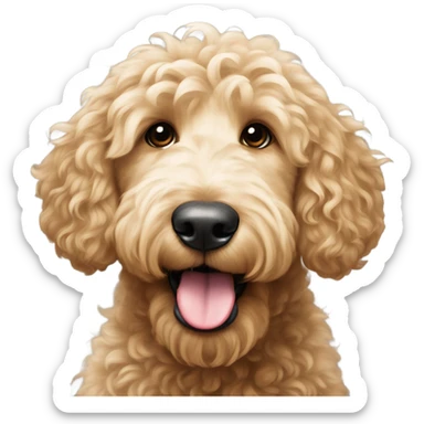 Goldendoodle stupid sticker