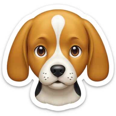 Lemon beagle  sticker