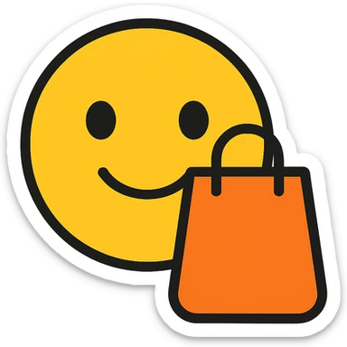 shopping emoji sticker