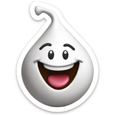 Hershey kiss smiling  sticker