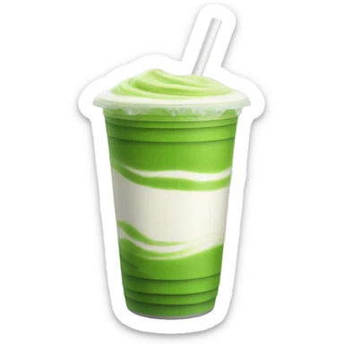 Matcha drink sticker
