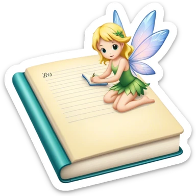 diary book belongs to fairy  sticker