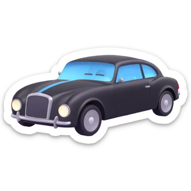 modern and clean glossy black car with a light gray or transparent curved film floating partially above and partially attached to the car, film has a subtle reflective edge, part of the film is still unrolled sticker