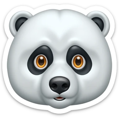 Puedes hacer un oso polar el cual este con un ojo abierto y el otro ojo cerrado por favor  sticker