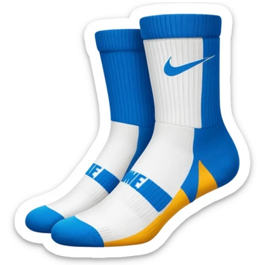 nike white socks sticker