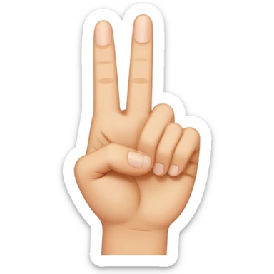 Middle finger  sticker