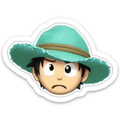 Luffy supersayan sticker
