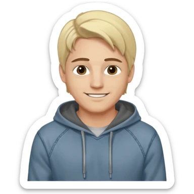 Kjekk mann (lys i huden) som har pynta seg. Har på seg Jeans og grå hette genser og håret skal være  midtskill og fargen på håret er blondt. Litt øyevipper men ikke mye og litt mørke brun. Skal se HOT Å SEXY UT smile mer!!! Ca 20 år gammel  sticker