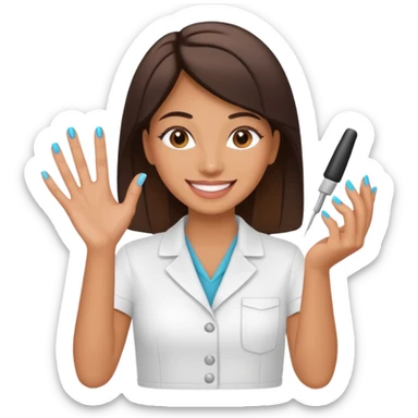 Nail technician  sticker