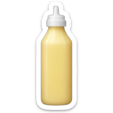 squeeze bottle of aioli sticker
