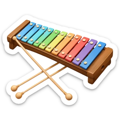 Xylophone instrument sticker