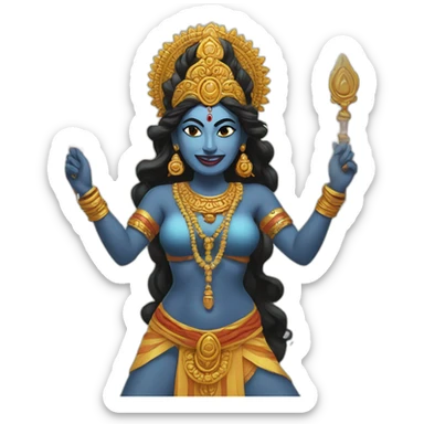 kali, Indian goddess sticker