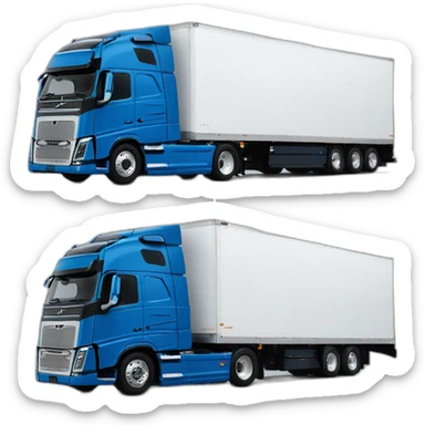 volvo vnl 860 blue edition sticker