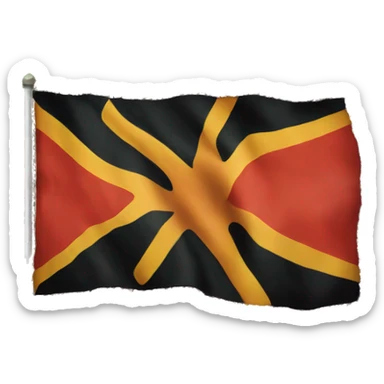 Aboriginal Australian Flag sticker